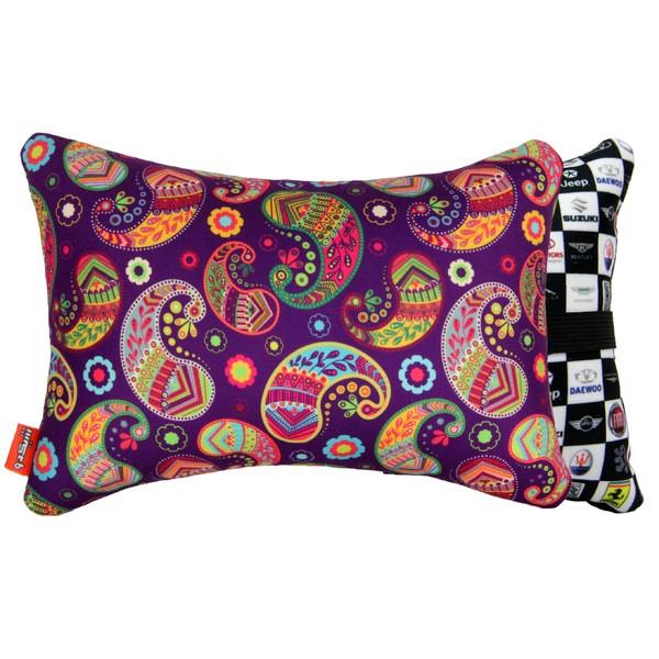 پشت گردنی صندلی خودرو طرح بته جقه شیکدو مدل CPL23 بسته 1 عددی